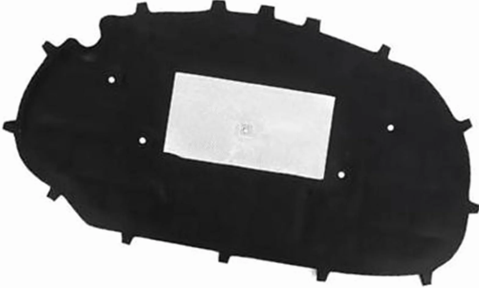 for VW, for Golf, 6/, for Golf, 6 GTI Fronthaube Motor Baumwolle Schallschutzabdeckung Wärmedämmpolster Hitzeschild für die Motorhaube(Black)