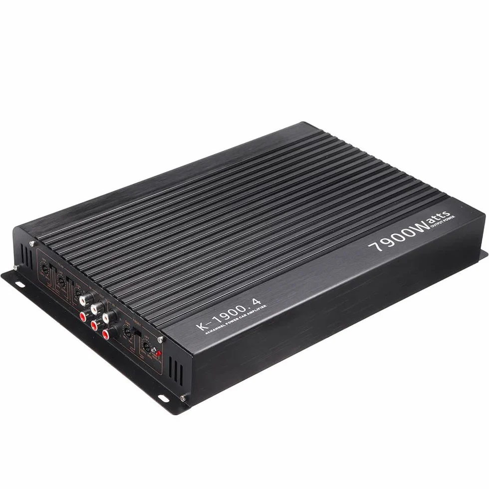 4-Kanal Audio Endstufe 7900W Hochleistungsverstärker 4-Wege 12,0V Auto Stereo Endstufe Class A/B