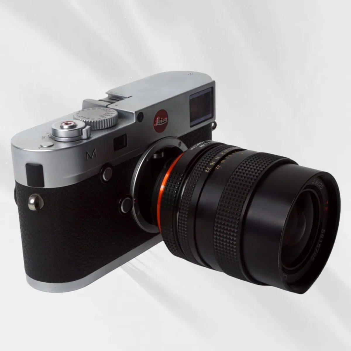 PHOLSY Objektivadapter mit 6-Bit Coding Kompatibel mit Contax/Yashica (C/Y) Objektivs und Leica M Mount Kameragehäuse CY auf Leica M
