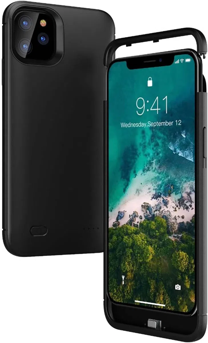 ELLENNE - SMART COVER AKKU KOMPATIBEL IPHONE 11 6.1" BATTERY CASE POWER BANK SLIM SLIM 6200mAh