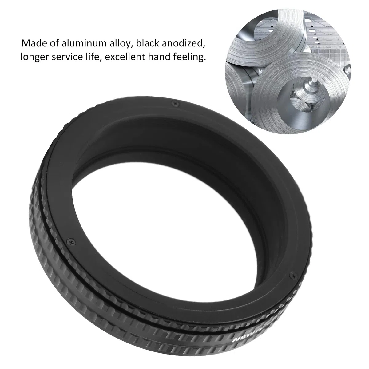 Sxhlseller Fokussierbarer Helikoid-Adapter, 17-31MM Einstellbarer Fokussierrohr-Adapterring für Makrofotografie, Vergrößerungs-Makroobjektiv-Fokussierrohr für M65 Helikoid-Montage