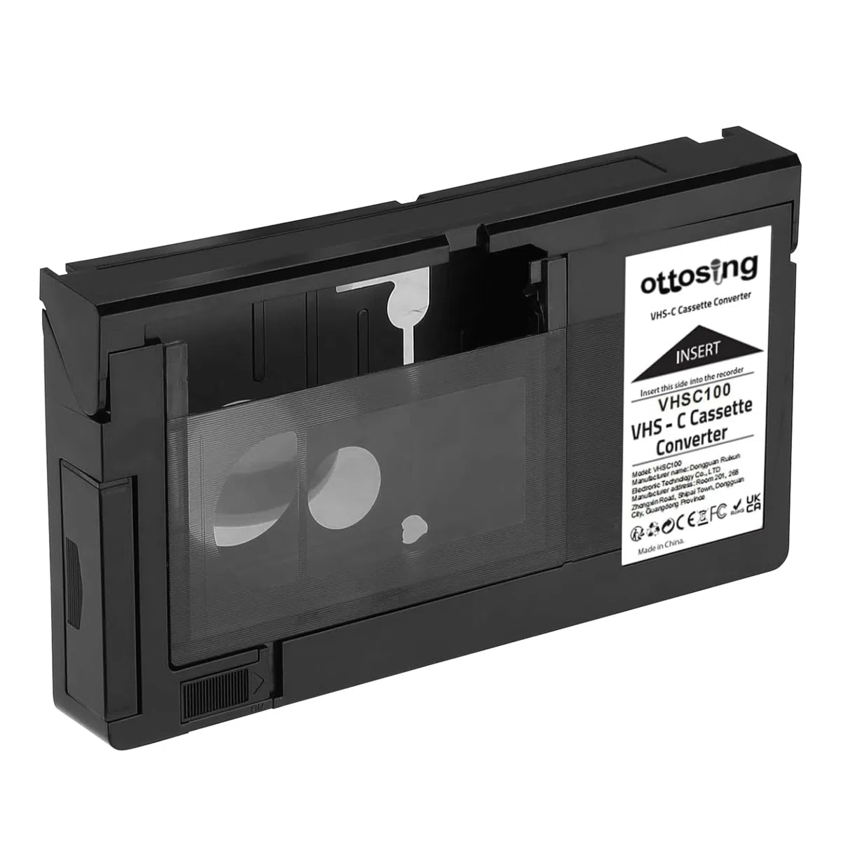 VHS-C Bandkassettenadapter für Camcorder Motorized VHS VHS-C auf VHS - Ideal für Videorecorder, Videokassettenspieler und VHS auf Digital Converting
