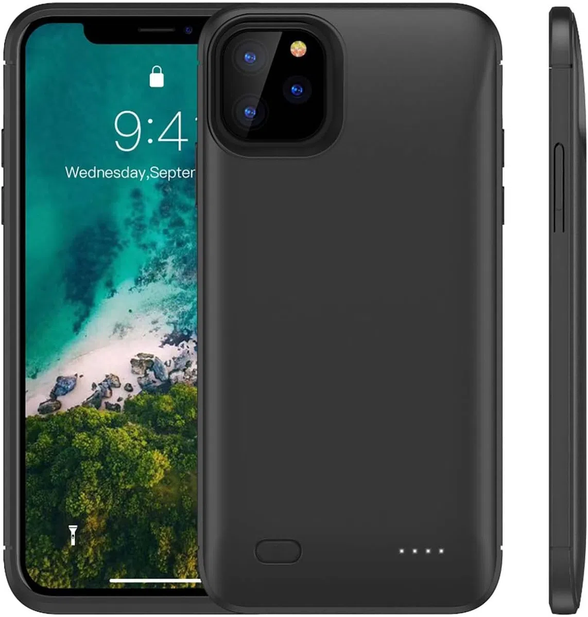 ELLENNE - SMART COVER AKKU KOMPATIBEL IPHONE 11 6.1" BATTERY CASE POWER BANK SLIM SLIM 6200mAh