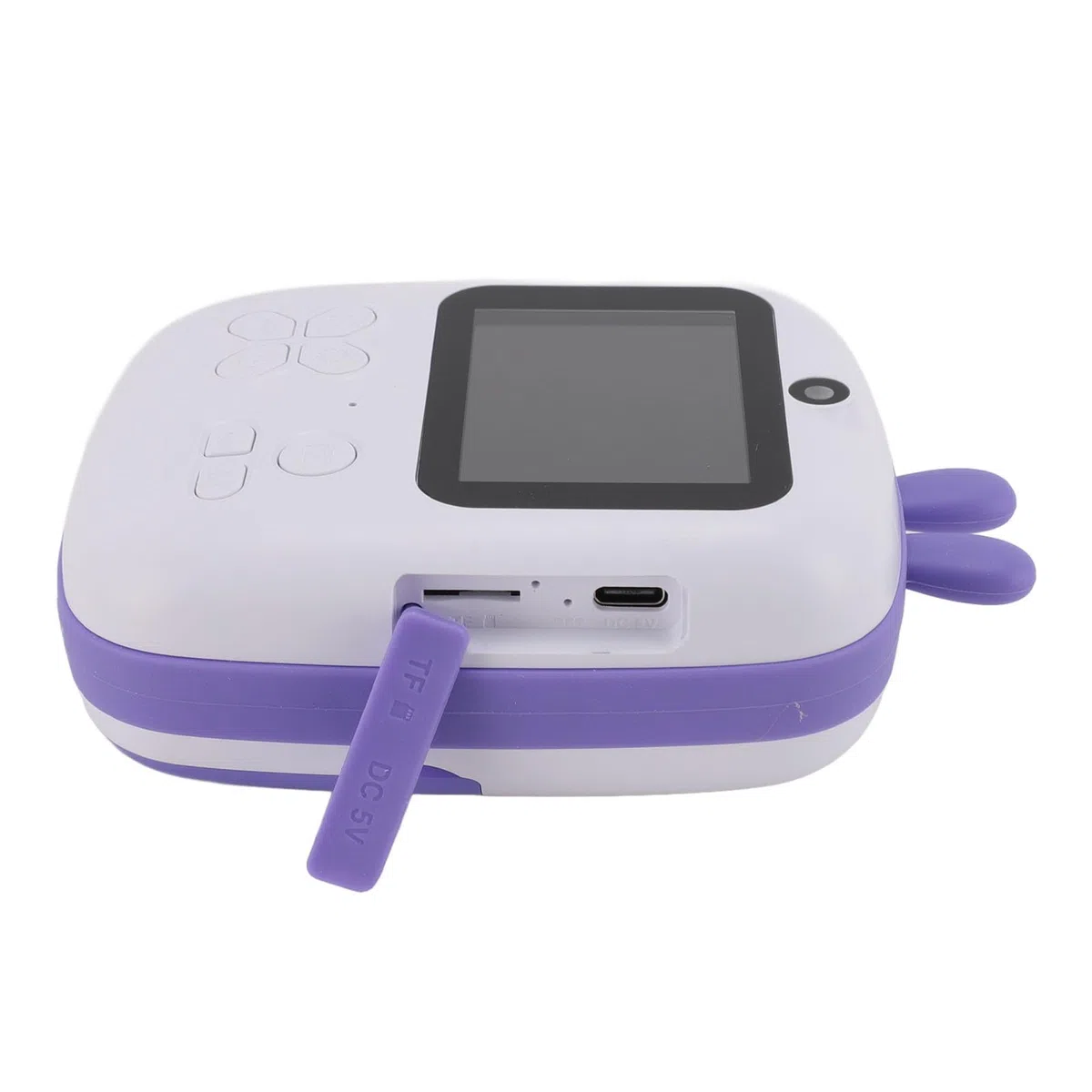 Kinder-Sofortbildkamera 48M 1080P Doppelkameras 2,4-Zoll LCD Digitalkamera für Kleinkinder (Lila)