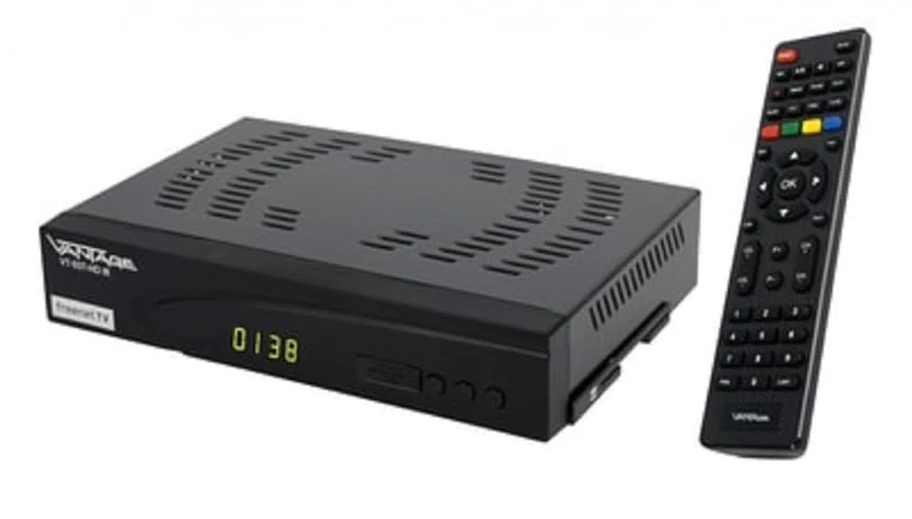 Vantage VT-93 C/T-HD Universal Combo-Receiver für den Empfang von Kabel- & DVB-T2 Signalen, PVR-Funktion, USB-Multimedia, freenet TV, EPG, Time Shift, mehrsprachige Menüführung, schwarz