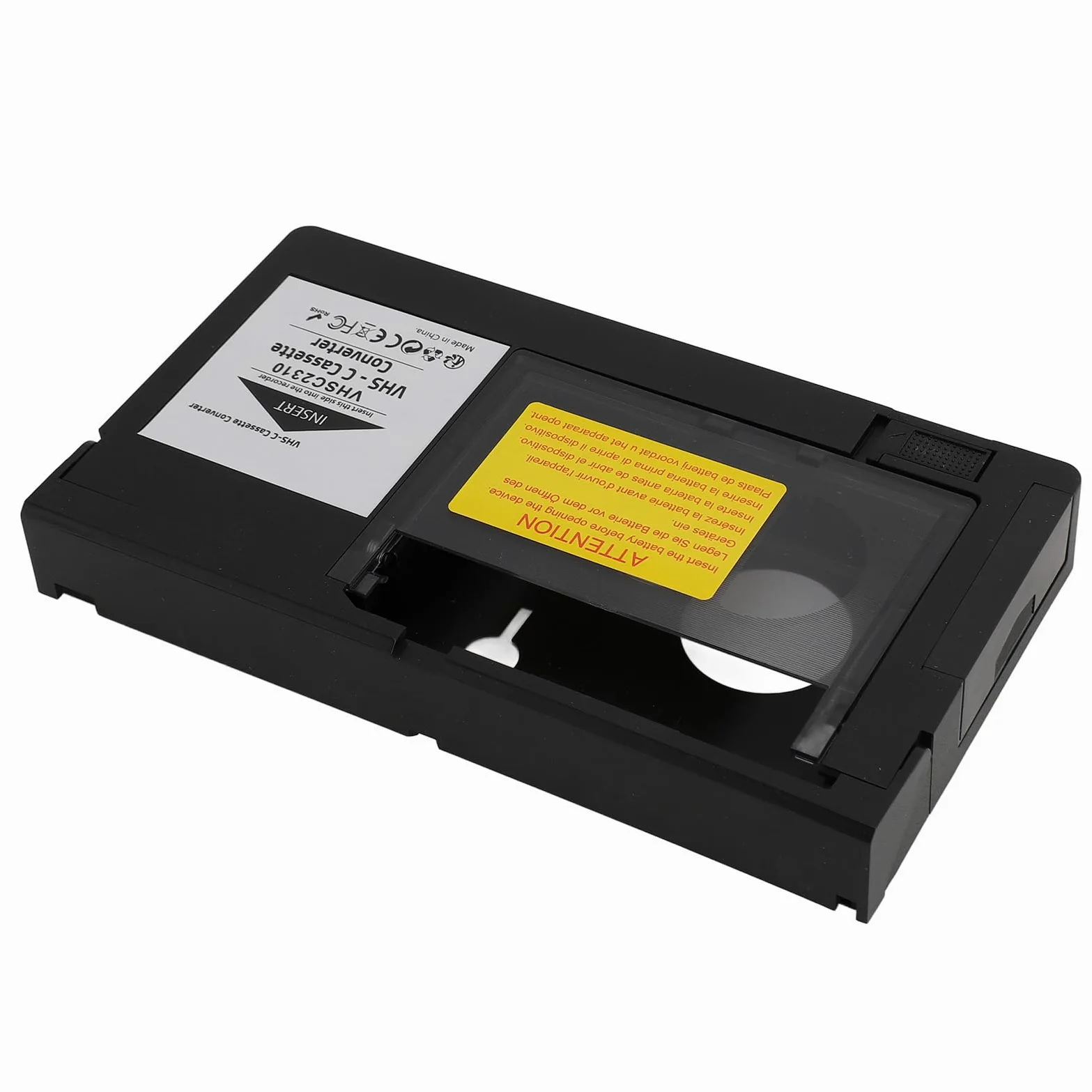 CamcorderKassettenadapter Wiedergabe Videokassettenadapter EinTastenSteuerung für S,VHS,CS und VHSKassetten