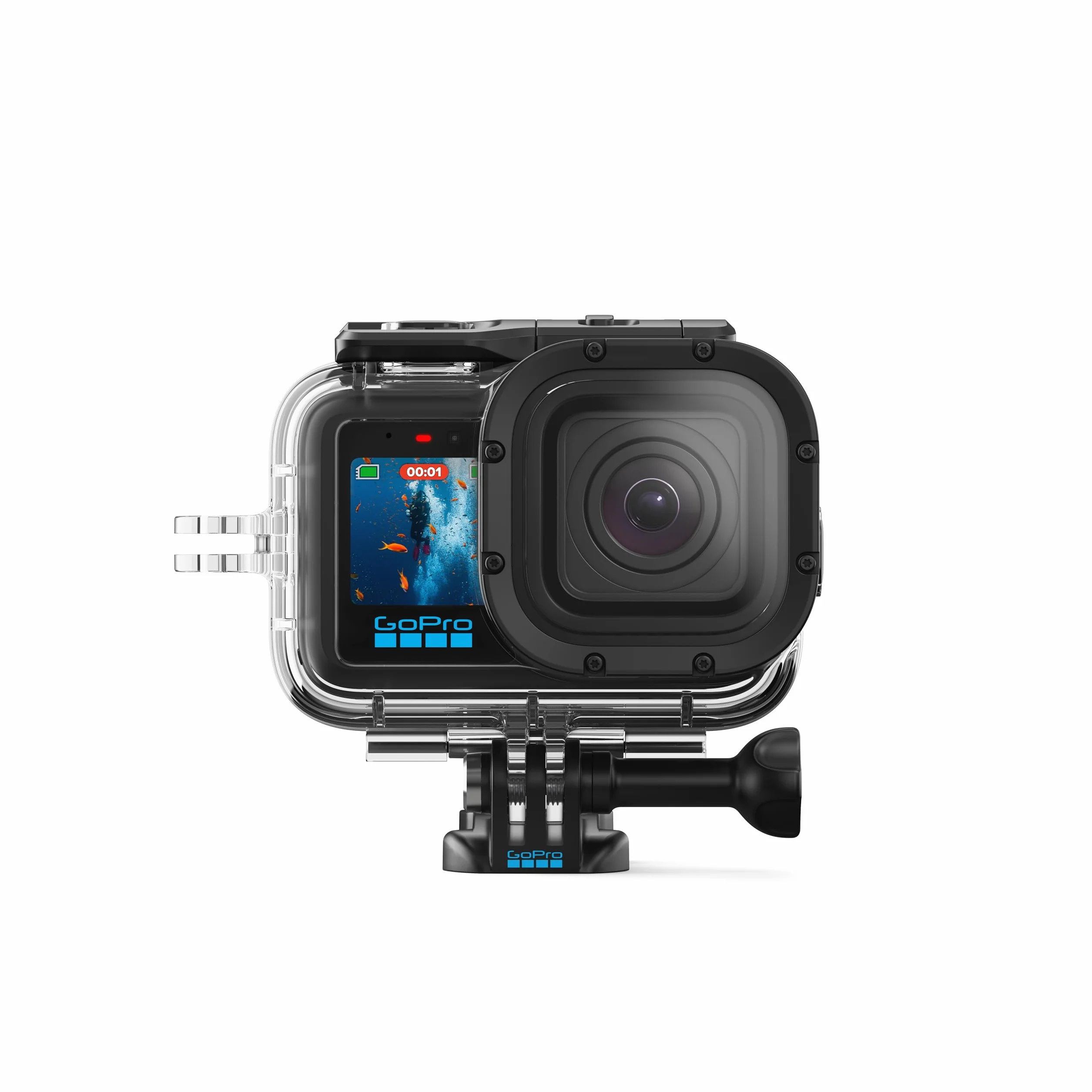 GoPro Schutzgehäuse (wasserdicht, Tauchschutz + Kameraschutz/für Mission 1 PRO + Mission 1) – Offizielles GoPro Zubehör
