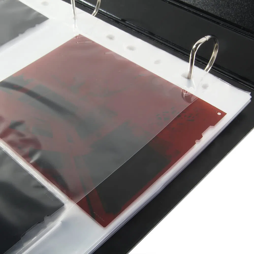 50x Säurefreie Tasche für 4x5 Film Fotoalbum Aufbewahrungsblätter Seiten Archivnegativ SW