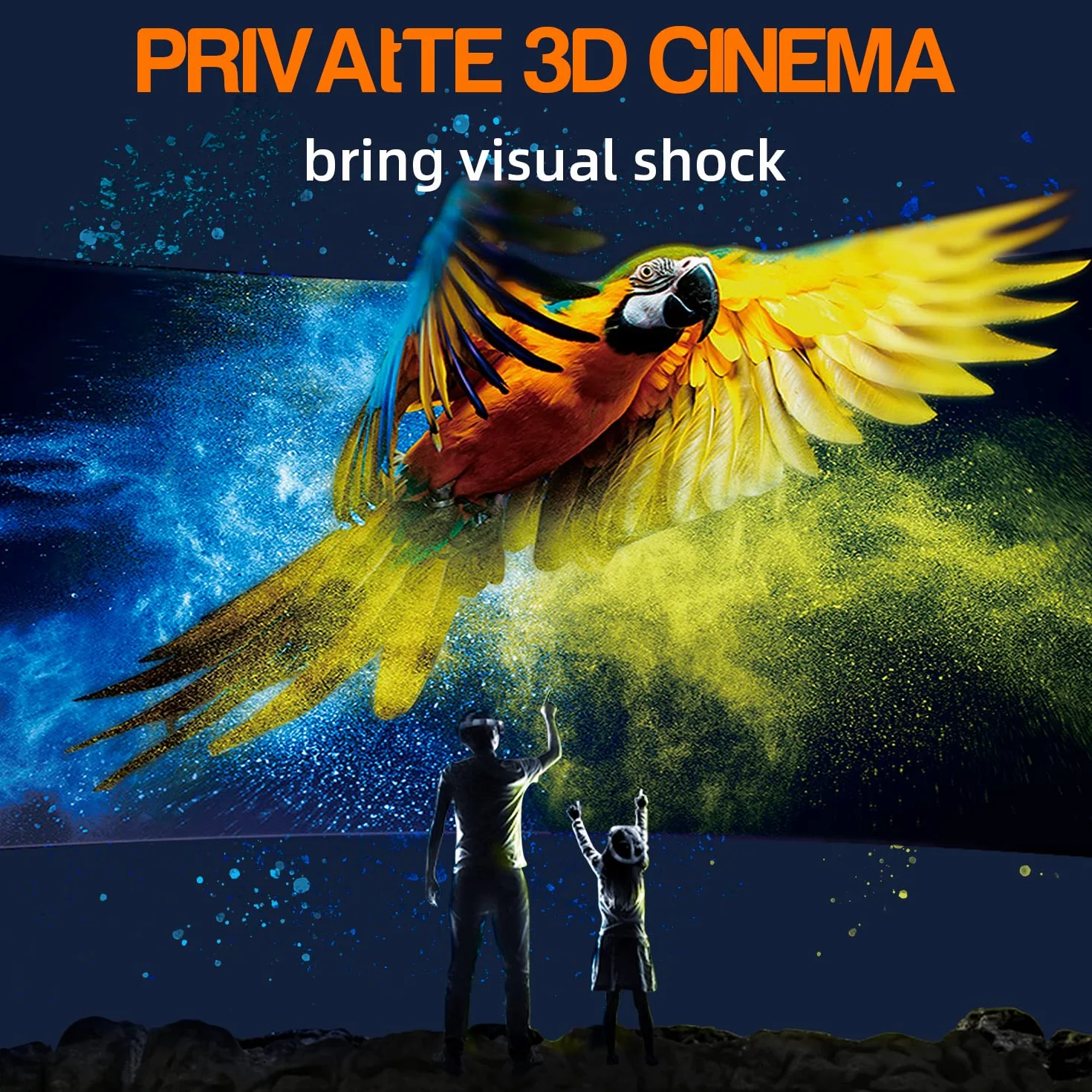 VR Brille 3D für Handy, 3D Brille Virtuelle Realität,HD VR für Filme & Spiele, Kompatibel mit nahezu Allen Smartphones (4,7-6,7 Zoll)