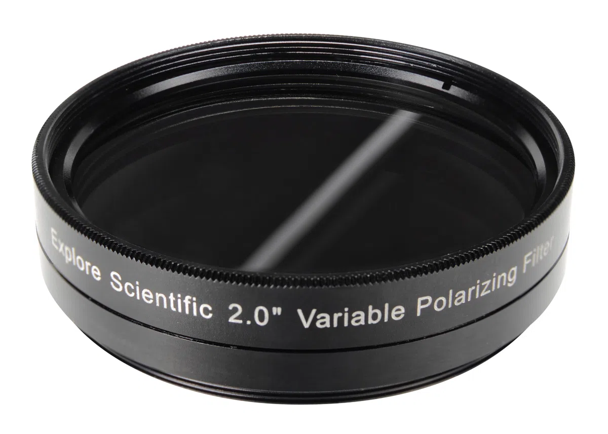 Explore Scientific 2" Variabler Polfilter für Teleskope zur individuellen Helligkeitseinstellung, 0310250