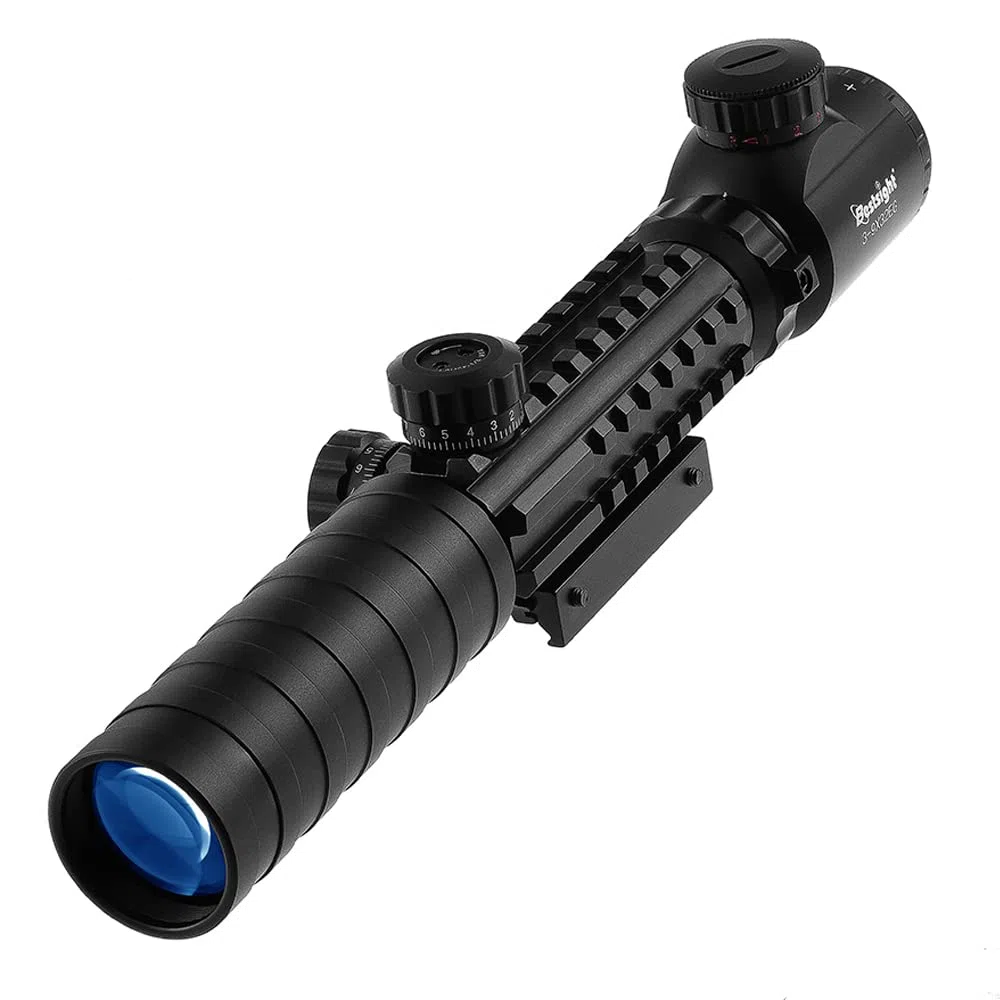 Paike 3-9x32 Zielfernrohr Rot/grüner Punkt beleuchtetes Visier mit 11mm / 20mm