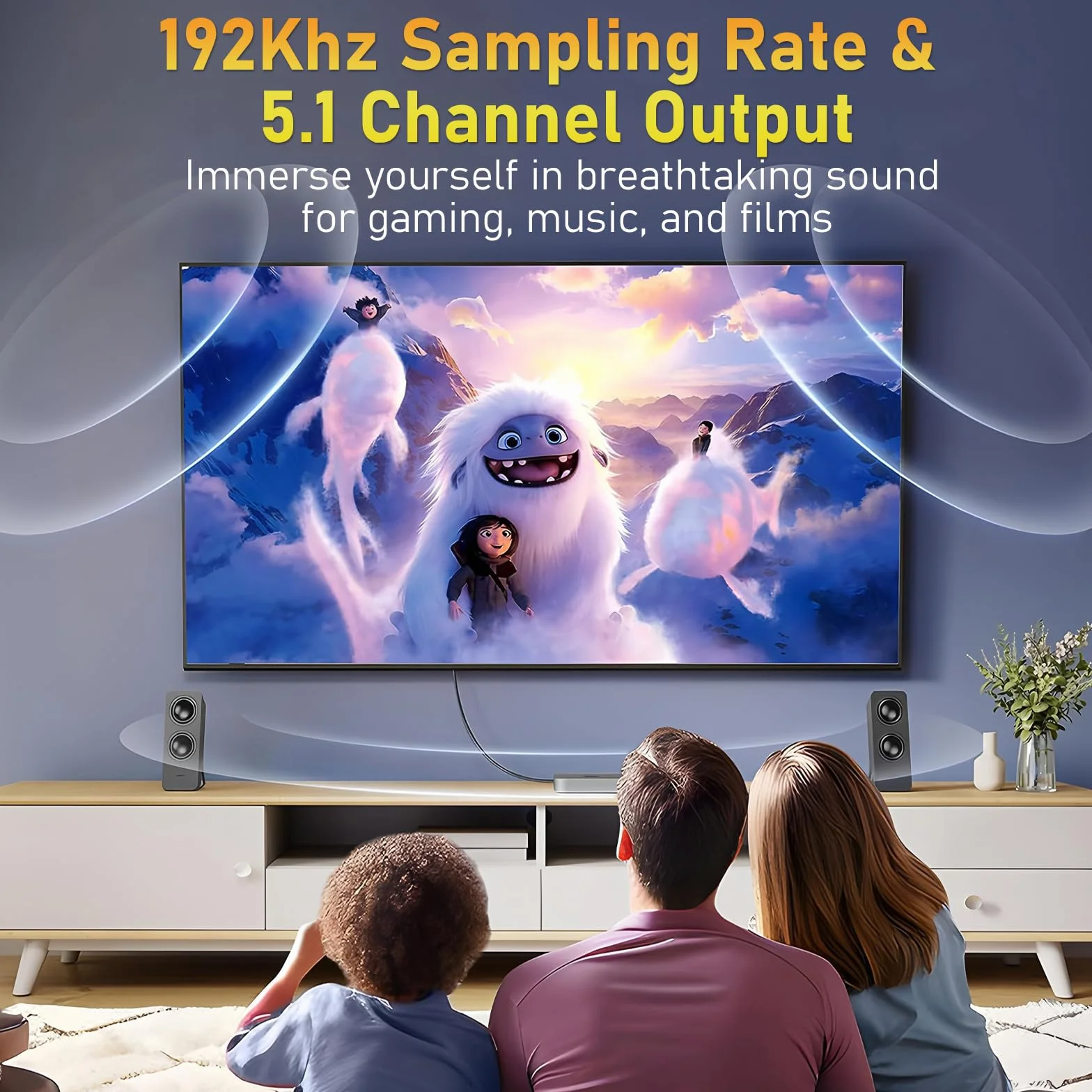 Tendak 192 kHz ARC Audio Extractor, Digital Audio Extractor Converter, HDMI ARC + Optisch + RCA L/R zu HDMI + Optisch + RCA L/R + 3,5 mm Stereo für HDTV Soundbar Verstärker Lautsprecher Kopfhörer