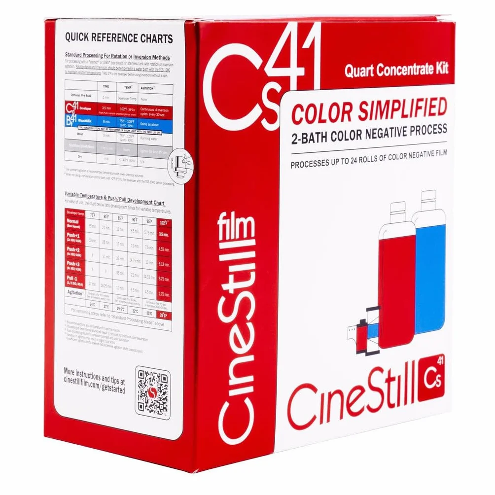 CineStill CS41 Liquid Developing Quart Kit für die Verarbeitung von C-41 Farbe Negativfilm
