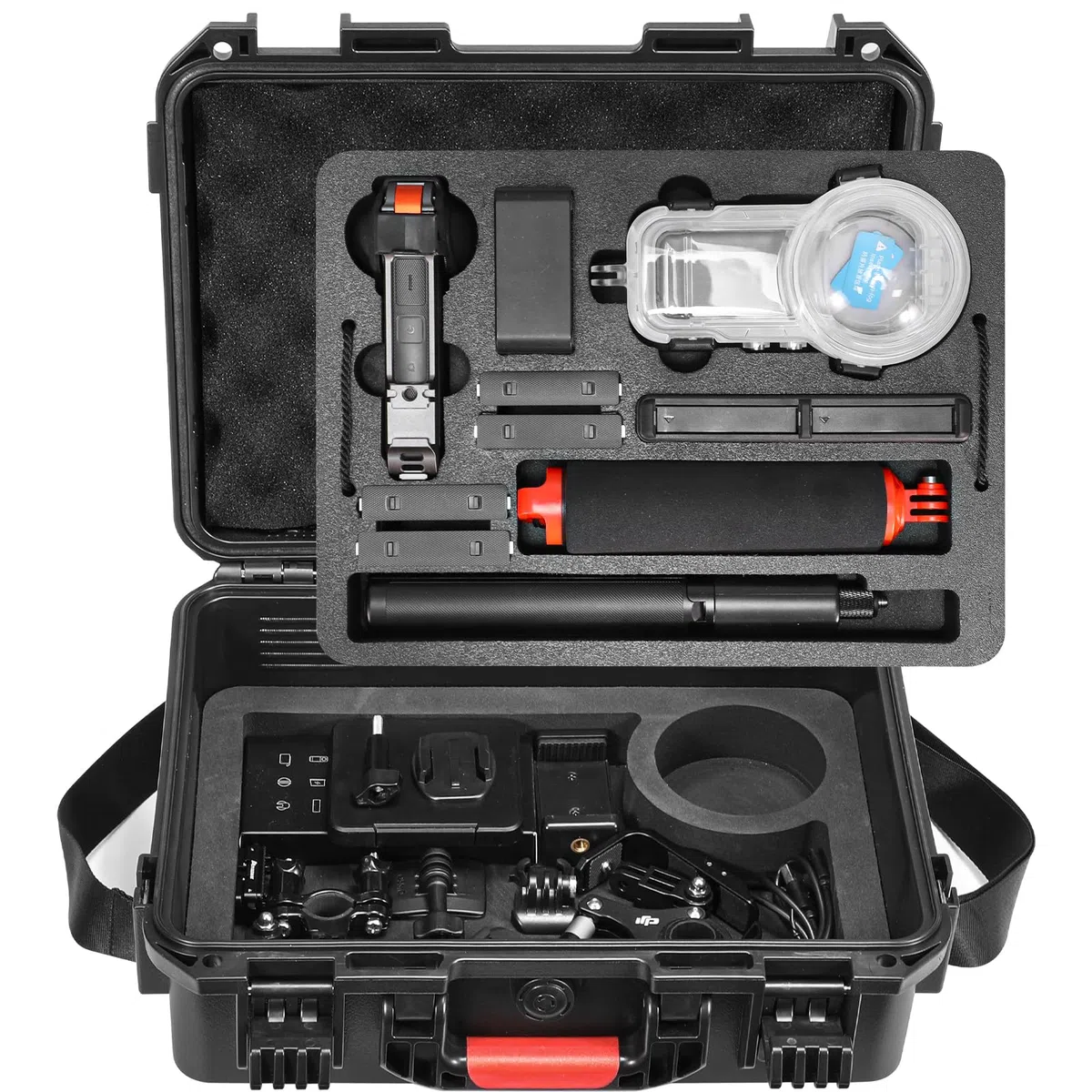 AMAZEAR Härtefall für Insta360 X5 / X4 Air Kamera und Zubehör, wasserdichte Schutzhülle im Hartschalen-Design, Speziell für das Insta 360 X5/X4 Air Diving Combo Kit entwickelt,13,8Zoll-Schutzhülle v2