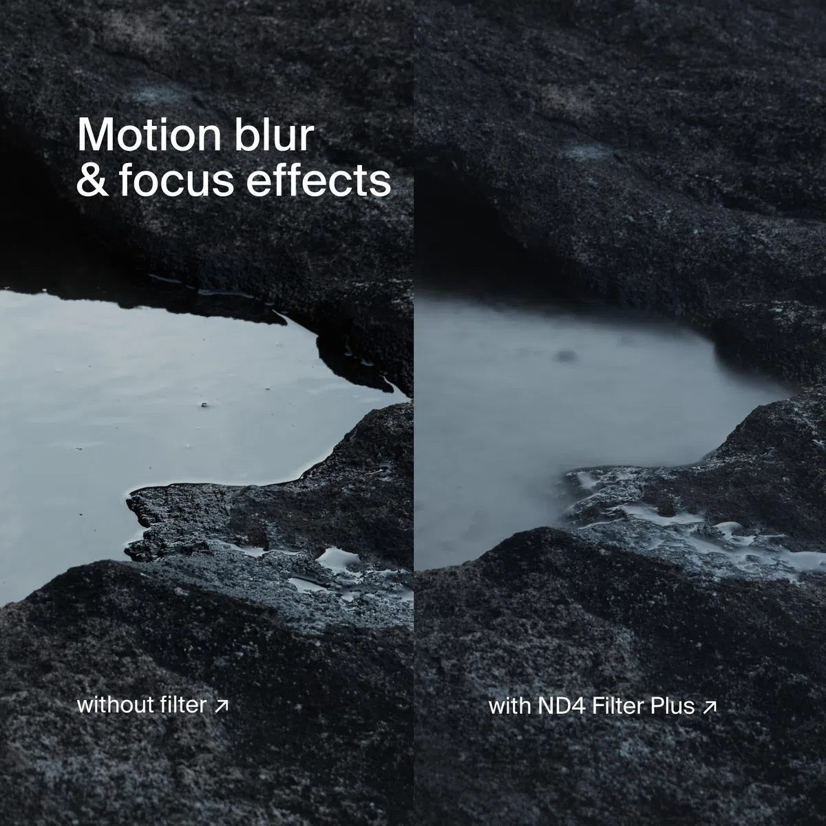 Urth 52 mm Graufilter ND4 (2 Stop) ND Filter (Plus) — Neutraldichte, 20-lagig nanobeschichtet, ultraflache Kamerafilter