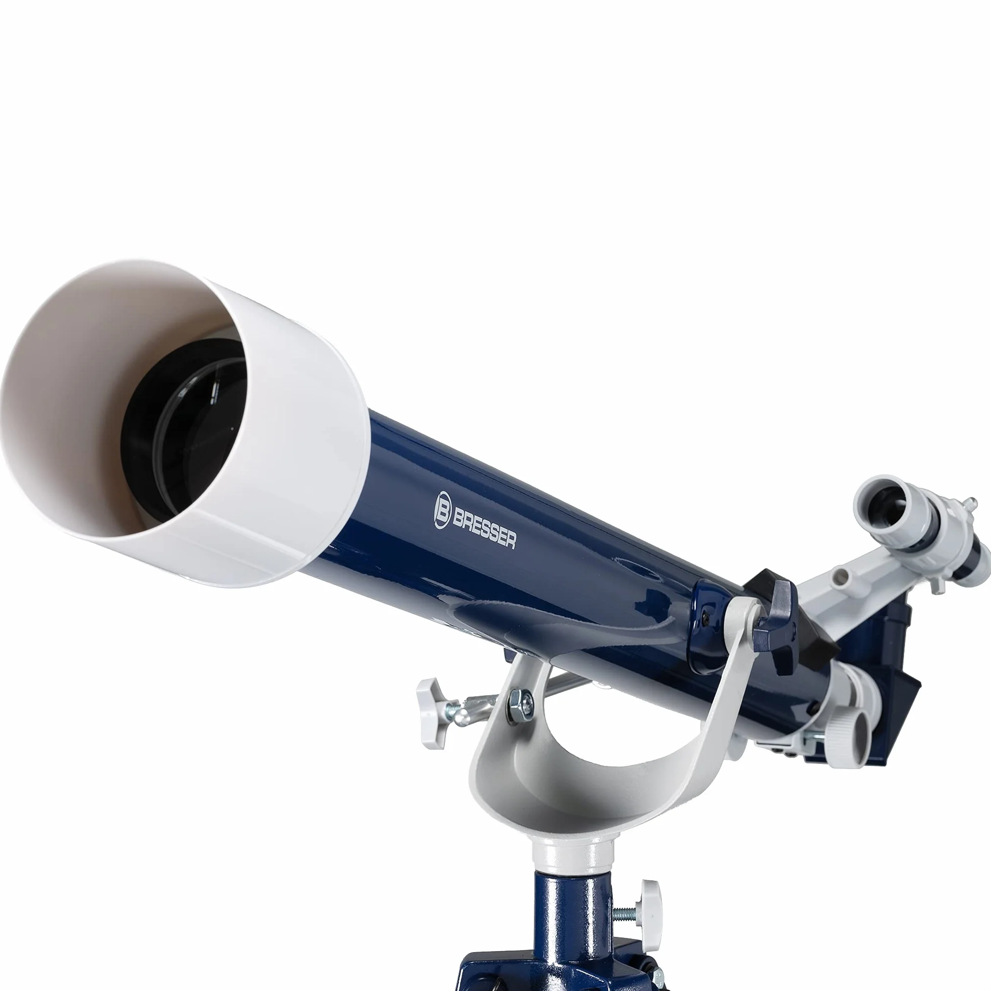 Bresser junior Linsenteleskop 60/700 AZ mit azimutalem Stativ, LED Sucher, Transportkoffer und weiterem Zubehör