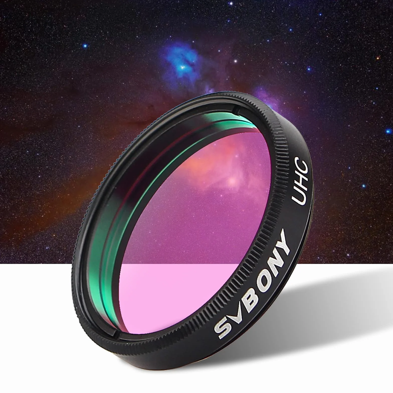 Svbony Teleskopfilter 1.25", UHC Filter Reduziert Lichtverschmutzung Kontrast Erhöhen, Okularfilter für Nebel Deep Sky Astronomische Beobachtung und Astrofotografie