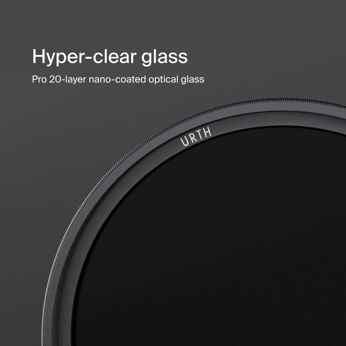 Urth 52 mm Graufilter ND4 (2 Stop) ND Filter (Plus) — Neutraldichte, 20-lagig nanobeschichtet, ultraflache Kamerafilter