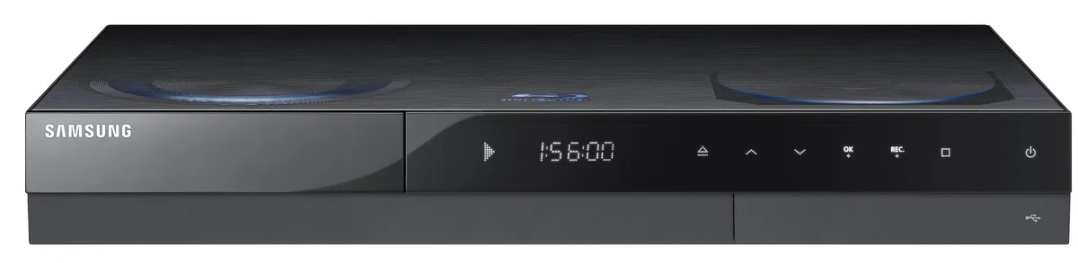 Samsung BD-C8200S HD-Rekorder mit Blu-Ray-Player (250 GB, Satelliten HDTV-Tuner, Upscaler 1080p, CI+) platinschwarz