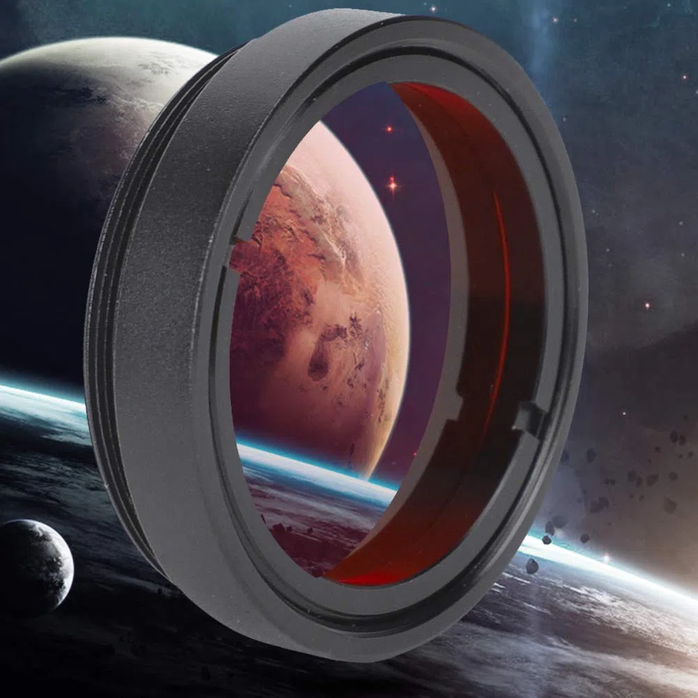 Bewinner 6-teiliges Buntes 1,25-Zoll-Teleskopfilter-Set mit Aufbewahrungsbox für Teleskope, Okulare, Zubehör für Astronomische Teleskope, Farbfilter, Mondnebelfilter