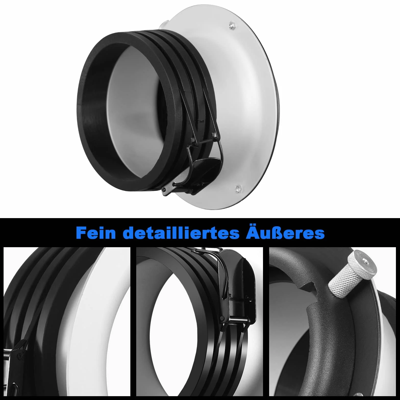 Soonpho SN-707 Bowens Mounts zu Profoto Adapterring-Konverter Adapterkonverter Legierung für Profoto Mount für Bowens Mount Dauerlicht Blitzlicht Softbox Fotolicht Monolight