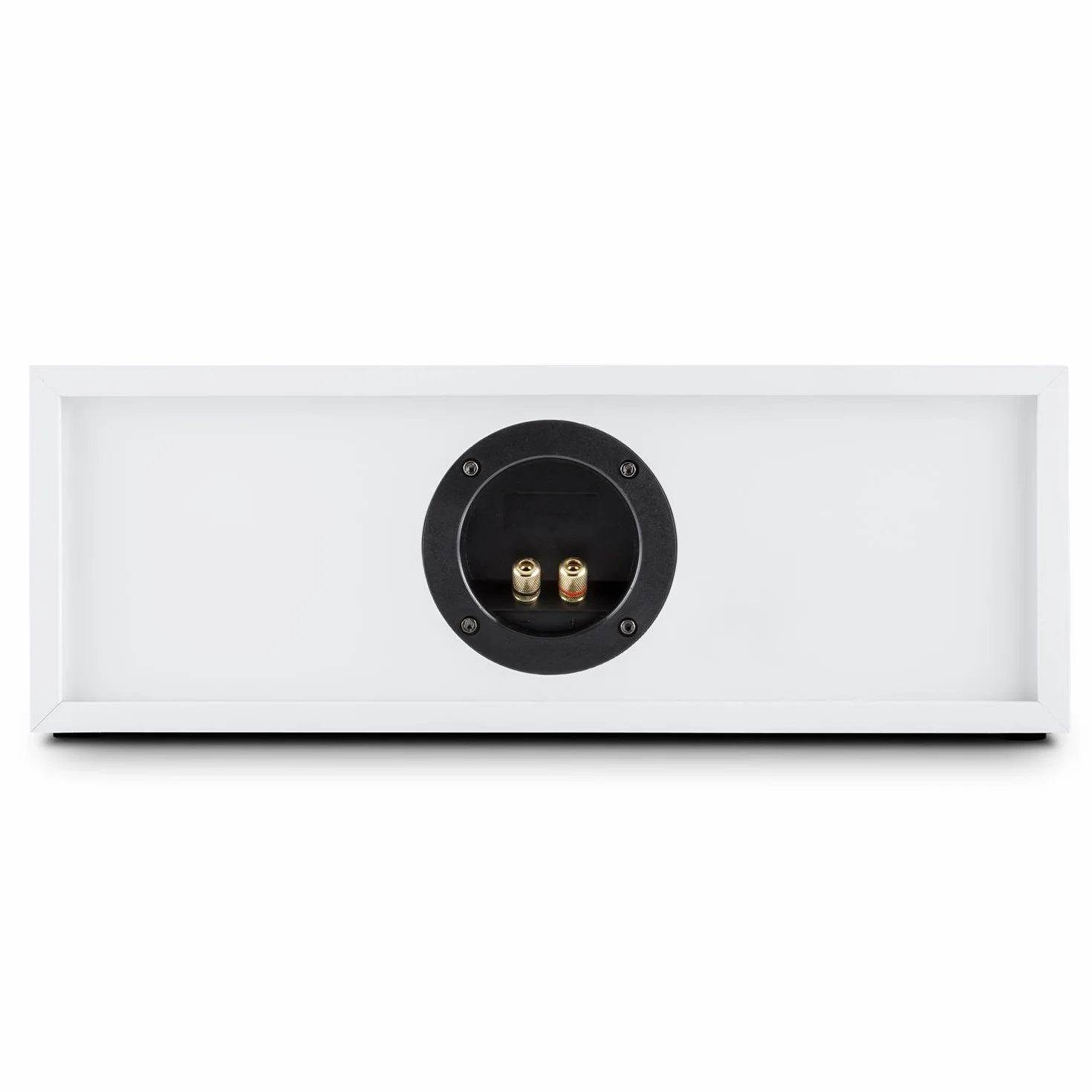 auna - Line 500 CS-WH, Center-Lautsprecher, Center Speaker, 60 Watt RMS, 2-Wege System, passiv, Zwei 10cm (4") Mitteltöner, EIN 2,5 cm (1")-Hochtöner, weiß