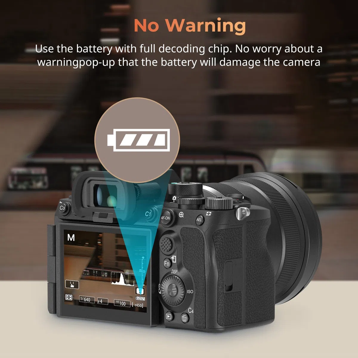 SMALLRIG EN-EL15C 2400mAh USB-C Kamera Akku für Nikon ZR, Z6 III, Zf, Z8, 2,5H voll aufgeladener Akku für Nikon ZR, Z7, Z6, Z7 II, Z6 II, Z5, D850, D810, D810A, D780, D750, D610, D500, Orange – 4966