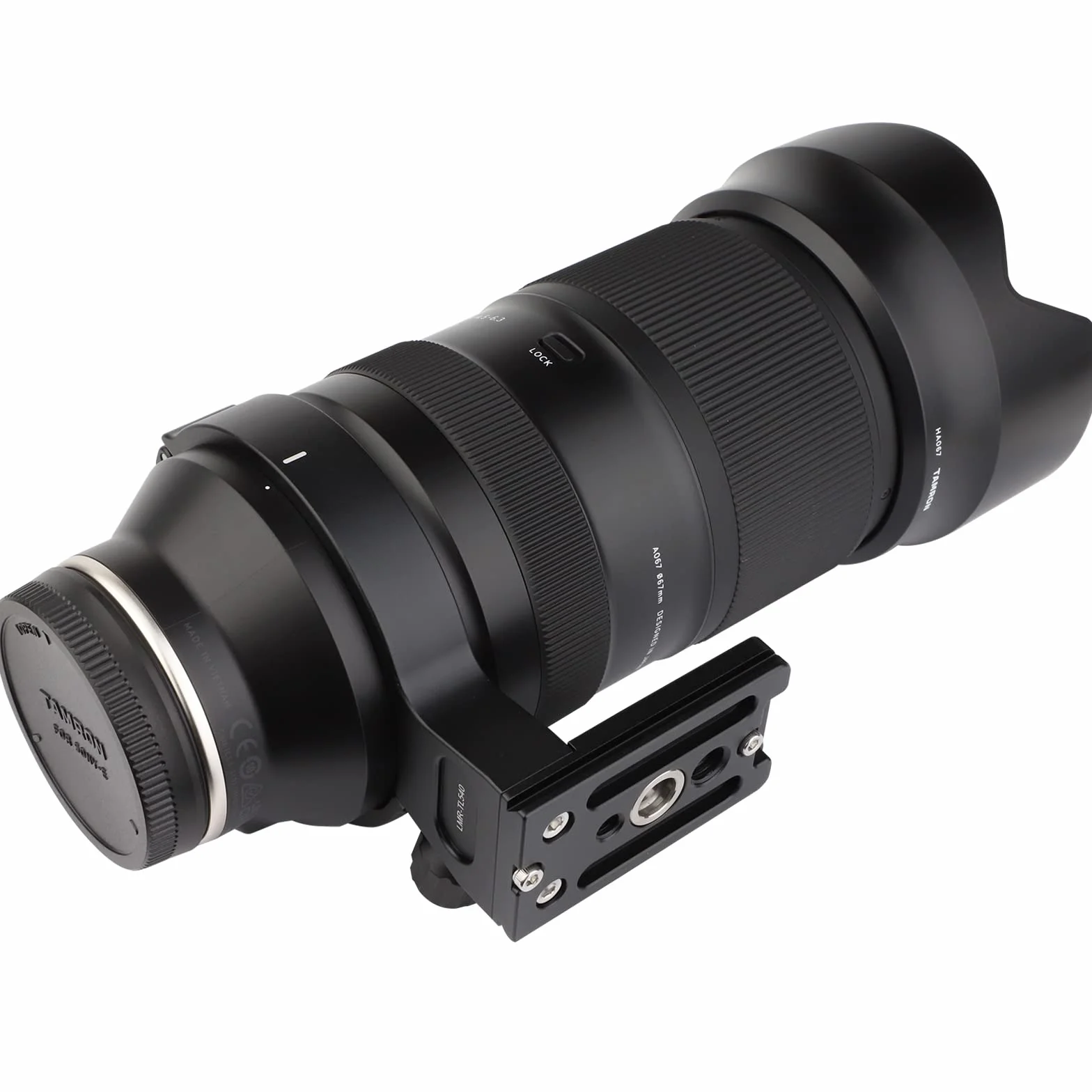 Haoge LMR-TL540 Stativhalterungsring für Tamron 50-400mm A067,100-400mm f/4.5-6.3 Di VC USD A035 Objektivkragen, integrierte Arca-Schnellwechselplatte ersetzt Tamron A035 TM