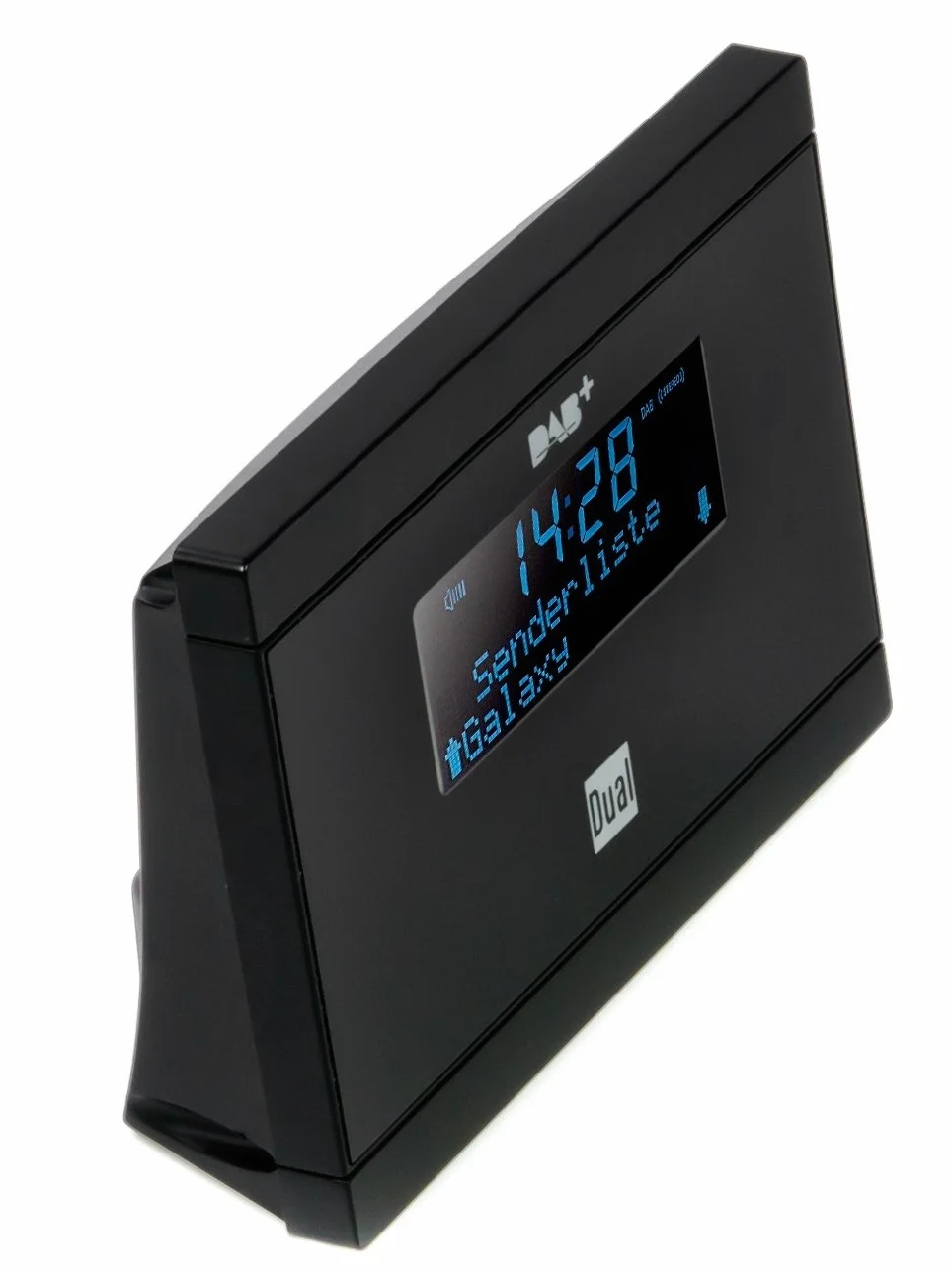 Dual DAB 2 A Digital-Radio Adapter mit Fernbedienung (LCD-Display, DAB(+)/UKW-Tuner, Alarmfunktion) Schwarz