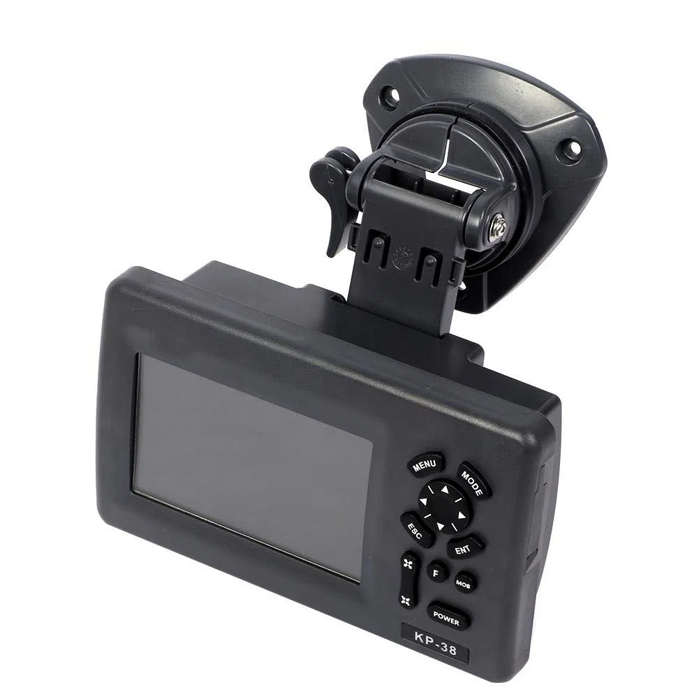 GPS Kartenplotter Boot Marine Navigator, 5 Zoll Farb-LCD IPX5 Wasserdichter Satellitennavigator für Boote