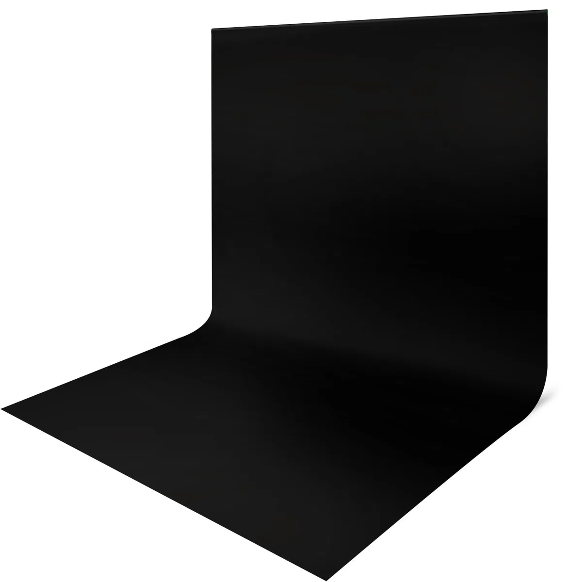Fotohintergrund Schwarz XL, 3x6m Fotohintergrund Schwarz, Großer Faltbare Fotografie Hintergrund Waschbares Polyester Black Backdrop für Fotostudio, Fernsehen, Video, Halloween (9,8x19,6ft)