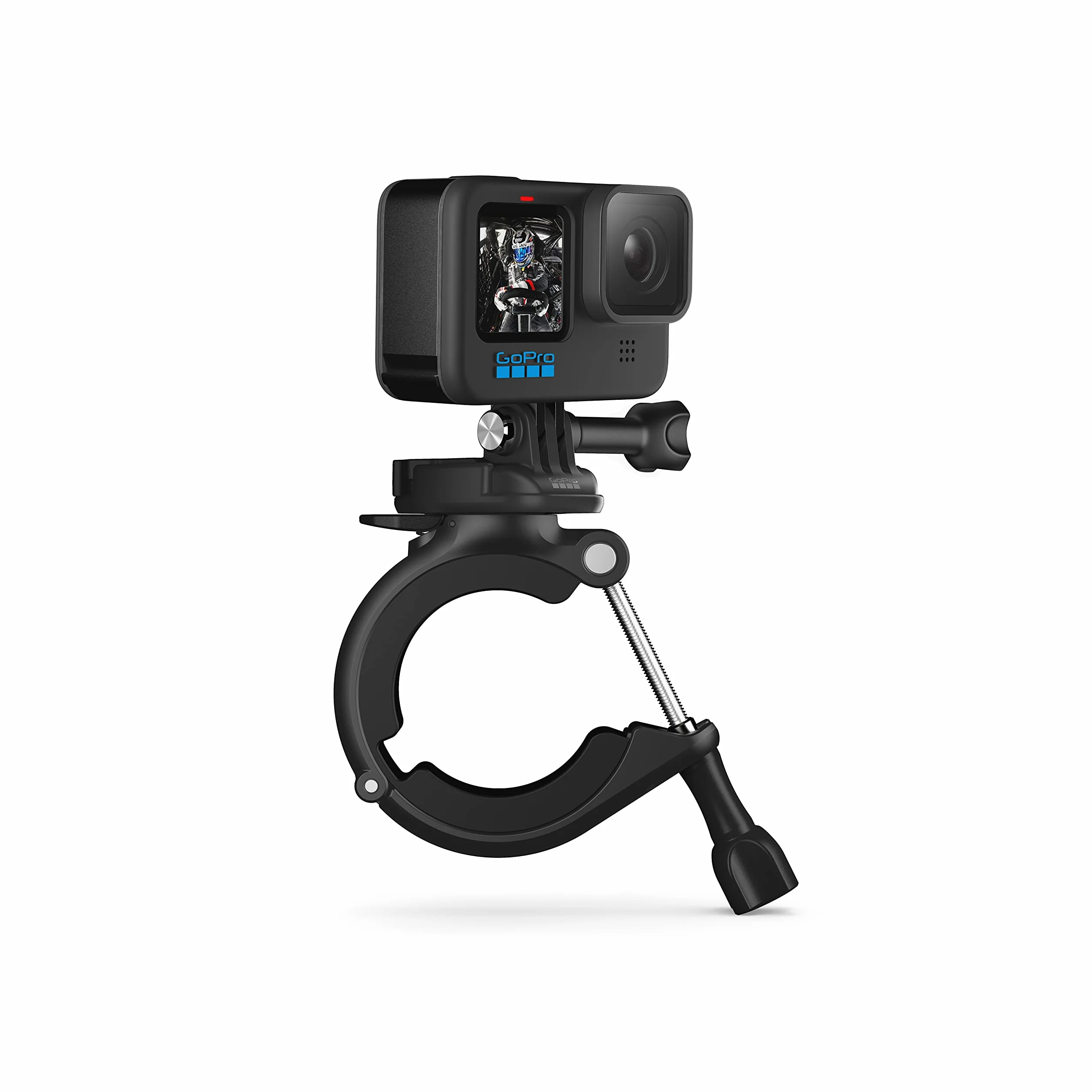 GoPro Halterung für große Stangen Überrollbügel mit Rohre Large Tube Mount (Roll Bars + Pipes + More) black|passend für 3,5–6,35 cm Ruten