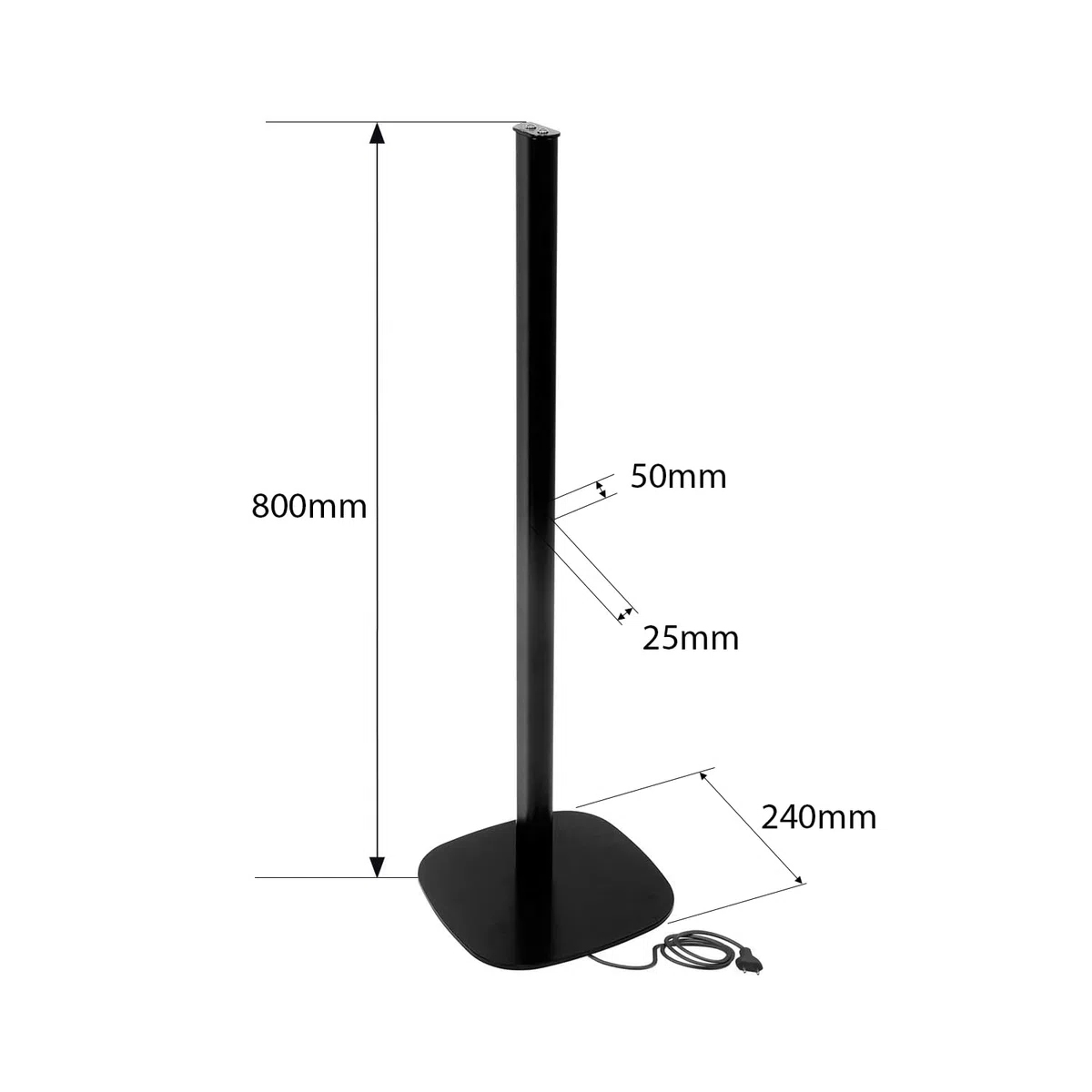 Vebos Standfuss für Samsung HW-Q995D/HW-Q990D EIN Paar - kompatibel mit Samsung HW-Q995F/HW-Q990F