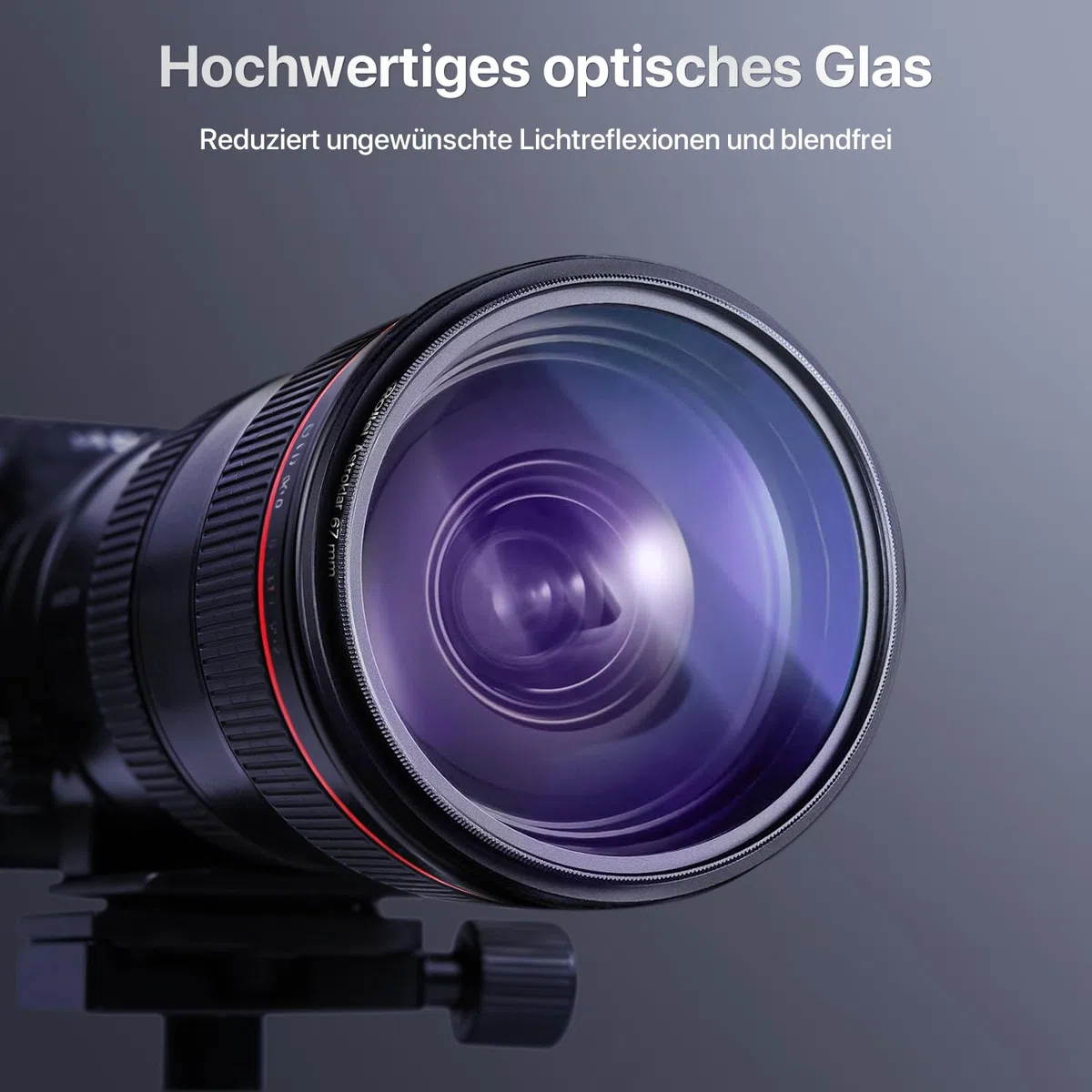 Rollei Astroklar Nachtlicht Light Pollution Filter – 82mm Rundfilter Stadtlicht-Filter geeignet für Nachtaufnahmen, Astro-Fotografie der Milchstraße