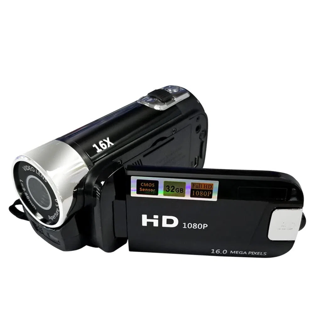Andoer Tragbare 1080P High Definition Digital Video Kamera DV Camcorder 16MP 2,7 Zoll LCD Bildschirm 16X Digital Zoom Eingebauter Akku