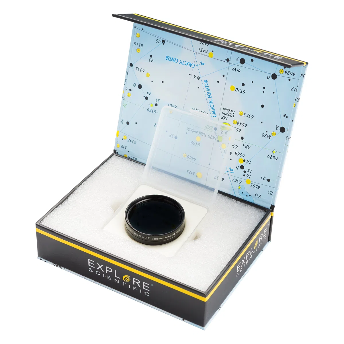 Explore Scientific 2" Variabler Polfilter für Teleskope zur individuellen Helligkeitseinstellung, 0310250