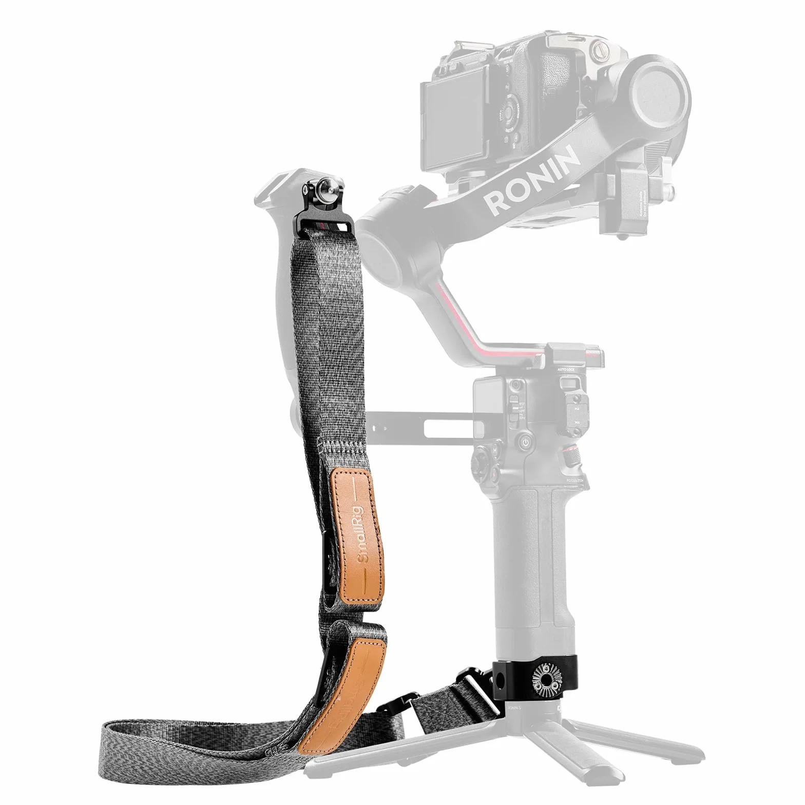 SMALLRIG RS4 Pro Gewichtsreduzierender Schultergurt Shoulder Strap Kompatibel mit Sling-Griff für DJI, Gimbal-Gürtel mit QD Quick Release Buckles für DJI RS4 / RS 4Pro / RS 3 / RS 3 Pro/RS 2-4118C