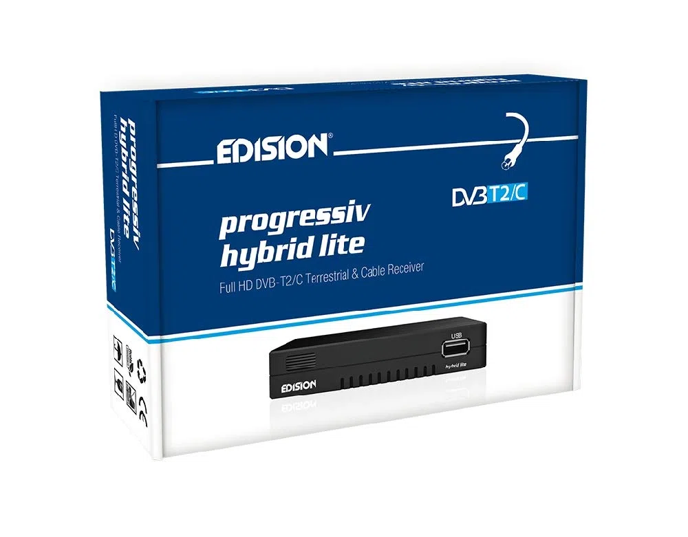 Hybrid lite DVB-C HD Kabel Receiver für alle Deutsche Kabelanbieter geeignet, Mediaplayer, PVR Aufnahmefunktion und Timeshift, USB WiFi Support