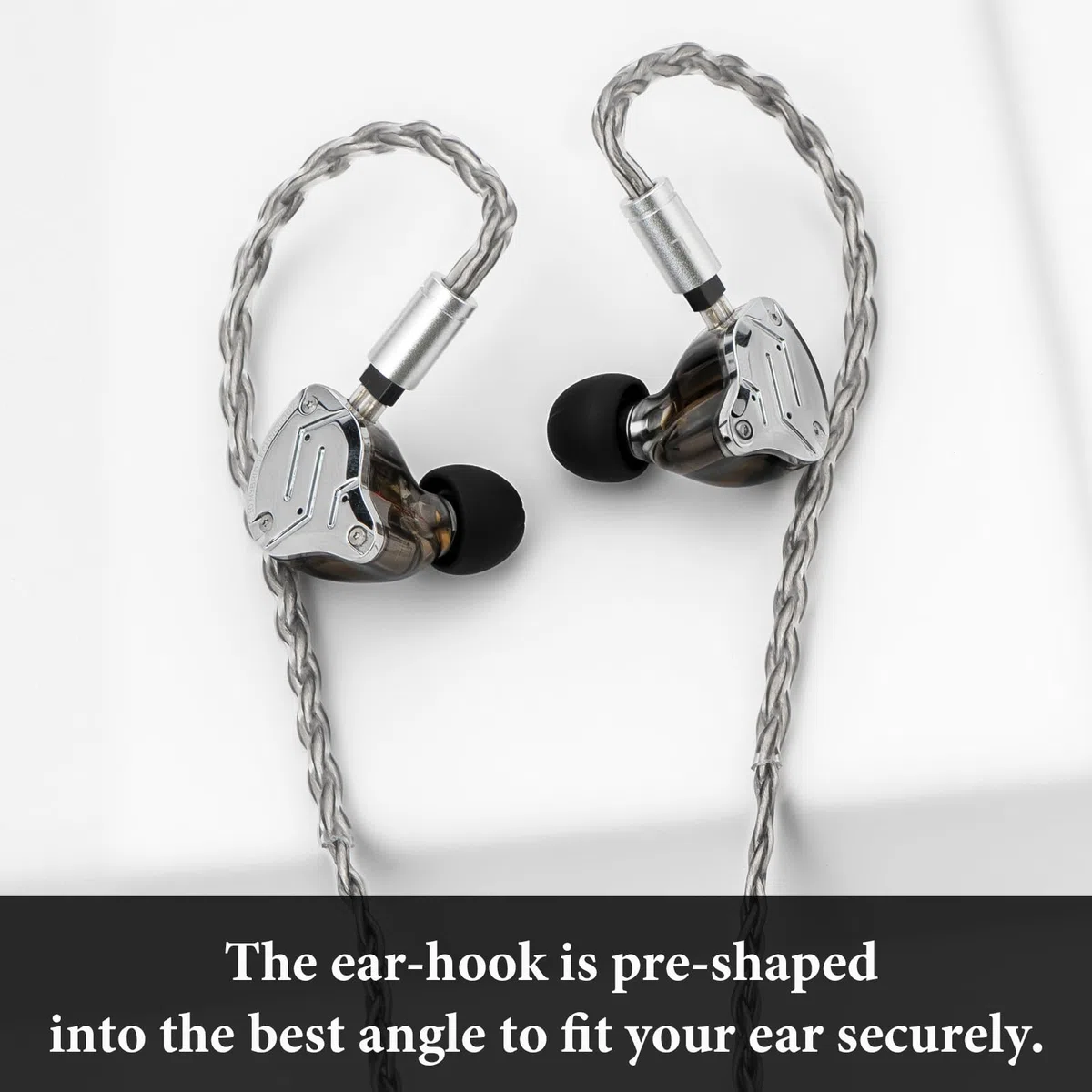 GEEKRIA Apollo Upgrade-Kabel für IEM, versilbertes Kupfer, 0,78 mm 2-Pin auf 3,5 mm, kompatibel mit 7Hz Zero:2, Orchestra Lite, Cadenza, Hype 4, Supermix 4, 2 m (6,5 ft)