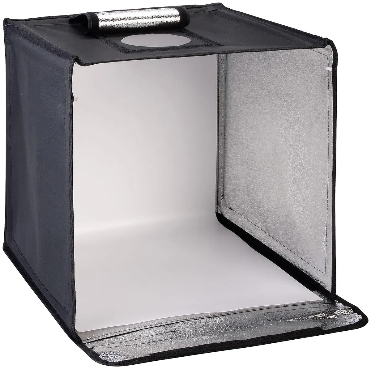Somikon Fotostudio: Fotobox zum Fotografieren, faltbar, mit LED-Licht, 60 x 60 x 60 cm (Lichtzelt, Studio Lichtzelt, Bilder)