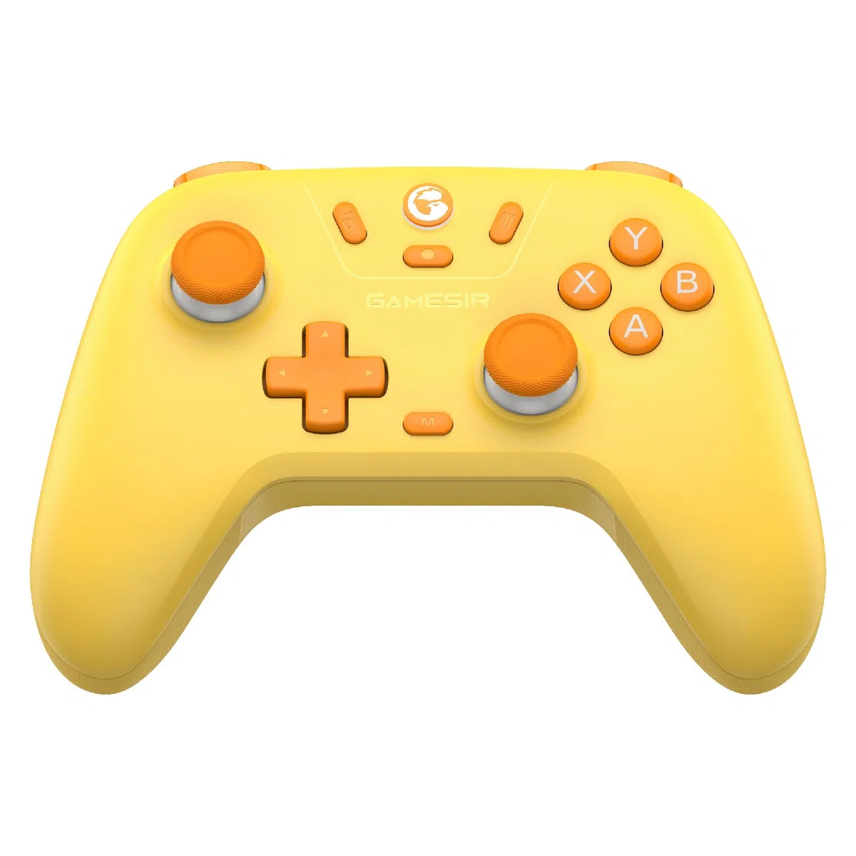 GameSir Nova Lite Wireless Controller – 2.4G & Bluetooth Gamepad for Windows PC, iPhone, Android, Switch & Steam Deck – Hall Effect Triggers, Turbo Function, Rumble Vibration (Yellow)