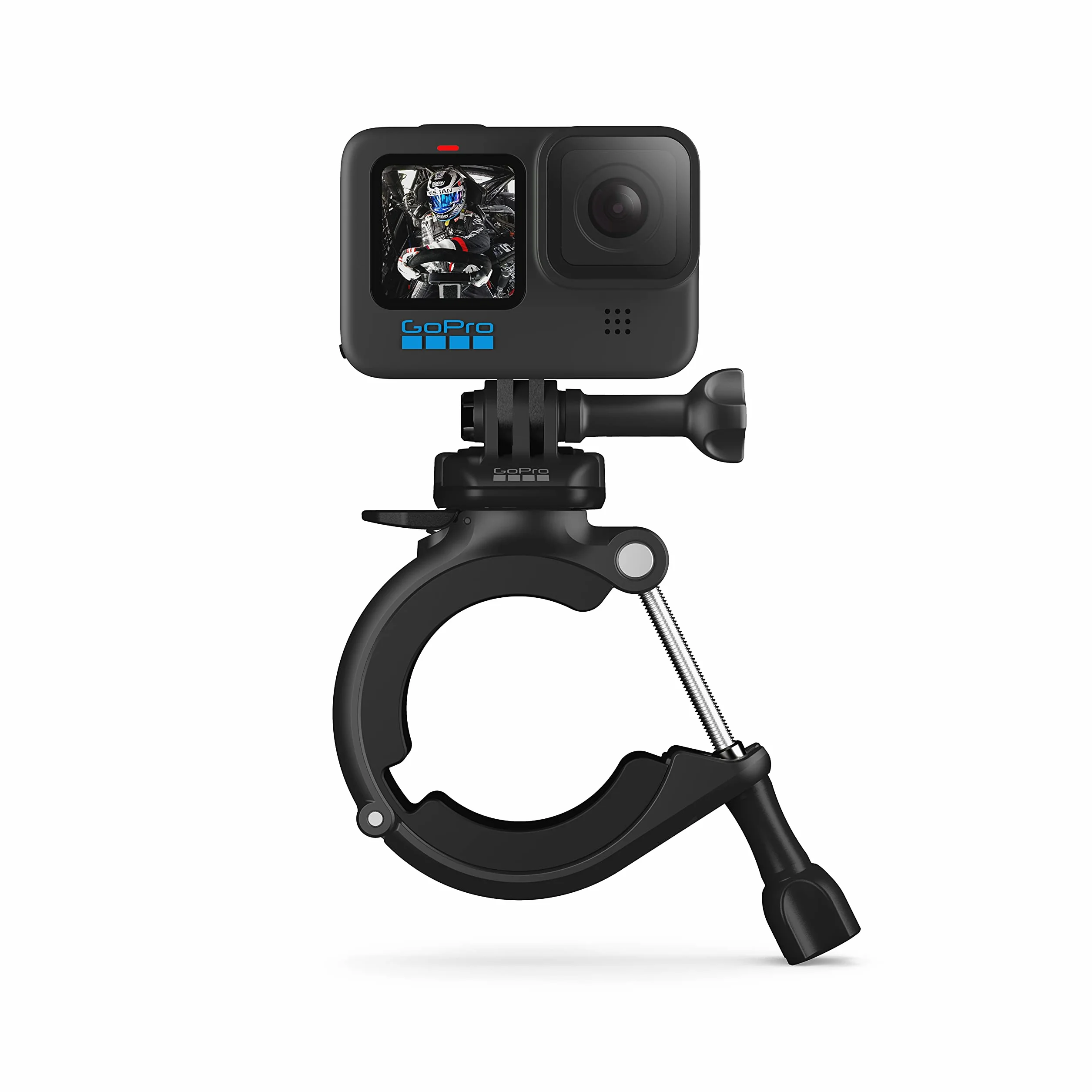 GoPro Halterung für große Stangen Überrollbügel mit Rohre Large Tube Mount (Roll Bars + Pipes + More) black|passend für 3,5–6,35 cm Ruten