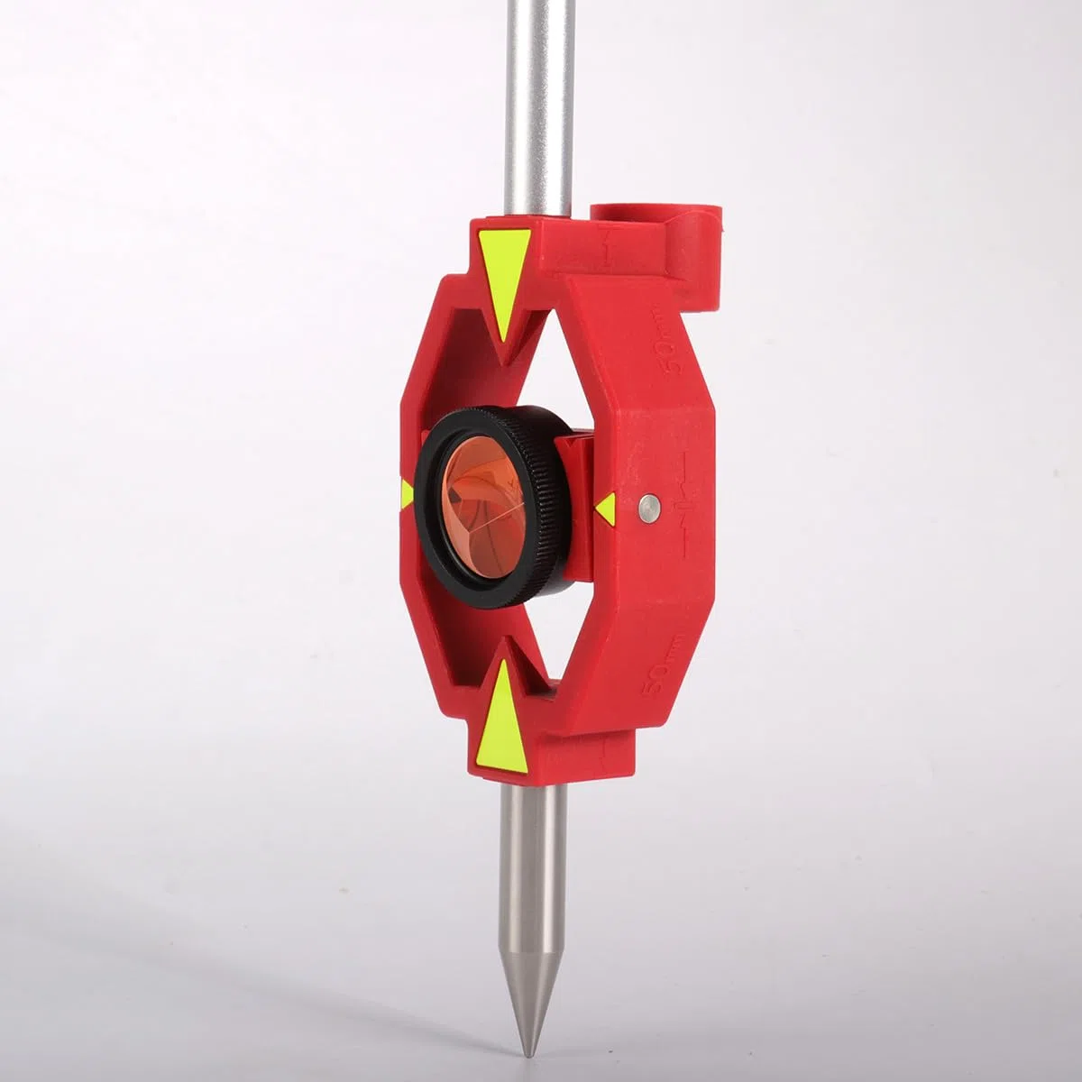 Mini Prisma mit 4 Polen, VermessungsPrisma Miniprisma für Swiss-style Gesamtstation Vermessungsprisma Konstant 17,5mm Offset