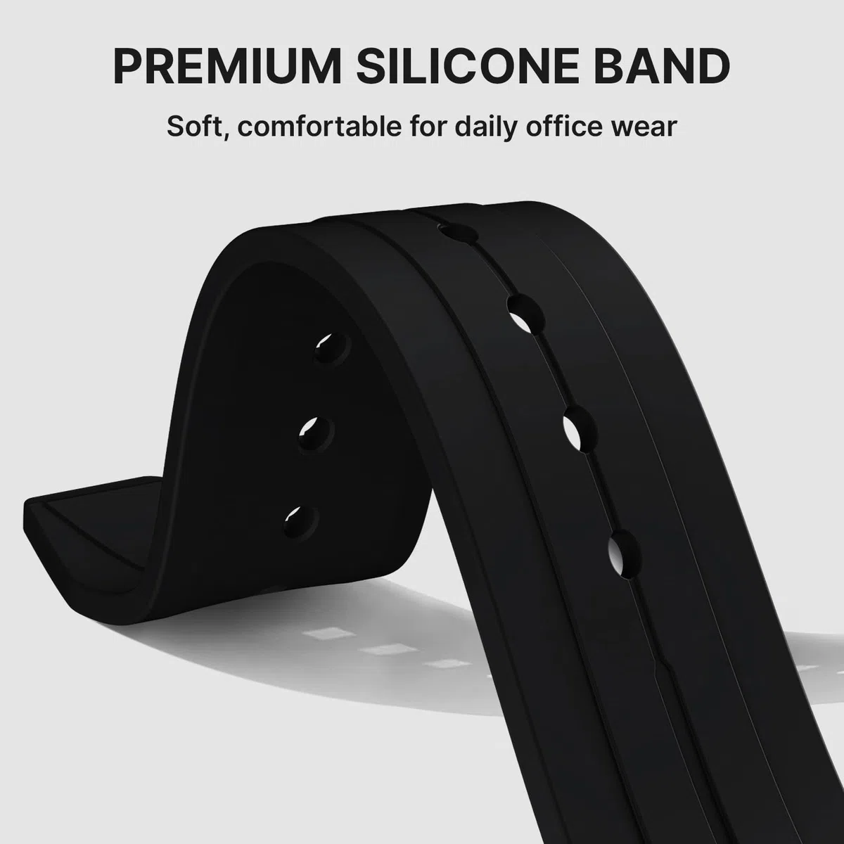 Bandletic Metallgehäuse Hülle mit Armband kompatibel mit Apple Watch 44mm SE3 SE2 SE 6 5 4, Robuste Sport Schutzhülle für iWatch Series 44mm, Silikon Ersatzarmbänder mit Metallgehäuse für Herren