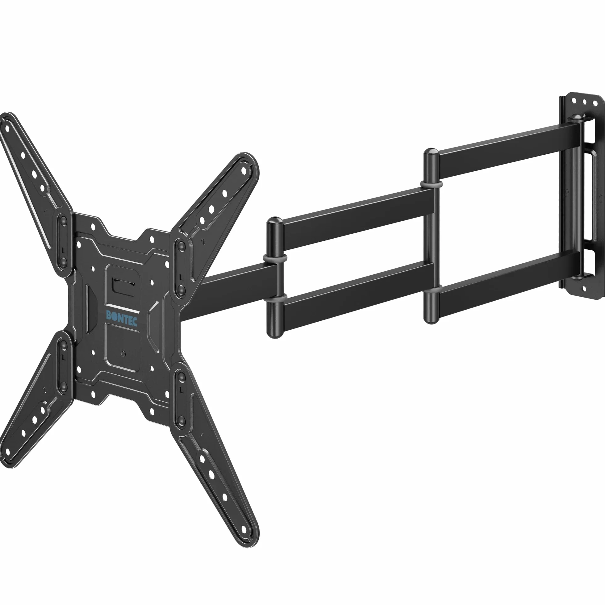 BONTEC Langarm TV Wandhalterung 950 mm Auszug für 26–65 Zoll Fernseher, voll bewegliche TV Halterung schwenkbar und neigbar, stabile Fernsehhalterung VESA 400x400 mm, bis 35 kg