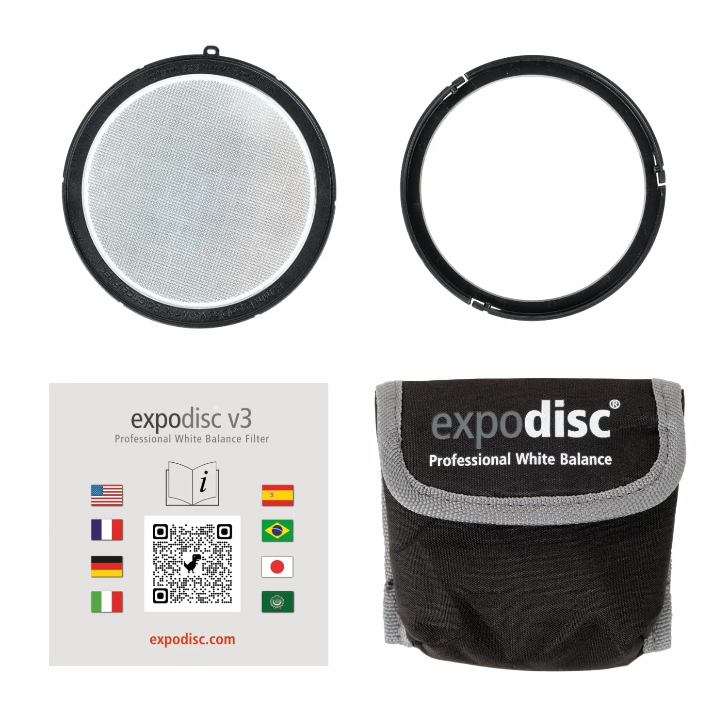 ExpoDisc v3 Professioneller Weißabgleichfilter (82 mm)