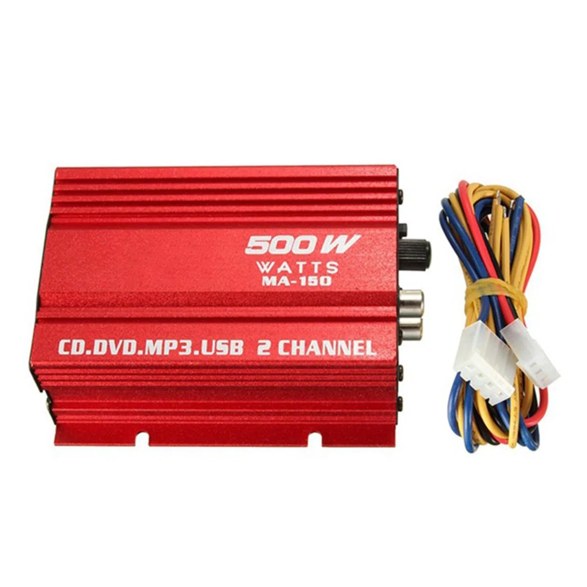Generisch Auto Audio Verstärker, 2-Kanal, 36 Watt, Rot, Durchsteckmontage, XV4TOP6YZUMZAQG412B2