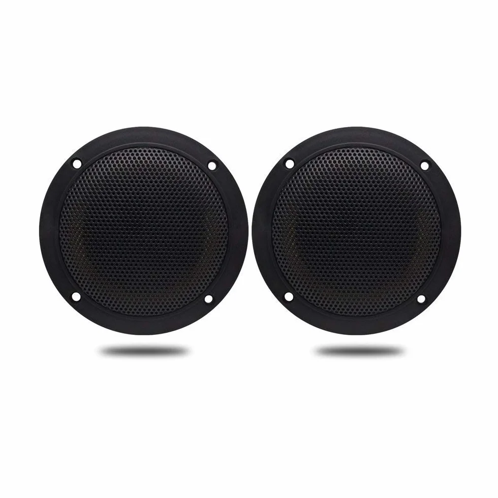160 Watt 2 Wege, Schwarz Marine Boot Wasserdicht Lautsprecher Motorrad Spa Raum UTV ATV RV Auto Golf Cart