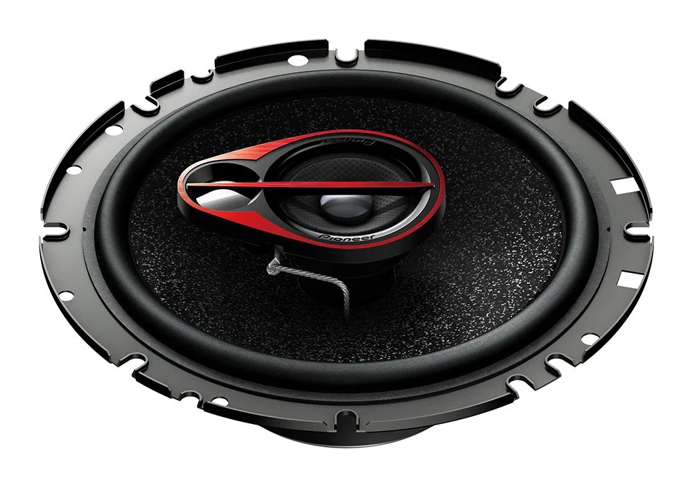 PIONEER TS-R1750S 3-Weg-Koaxiallautsprecher für Autos (250 W), 17 cm, kraftvoller Klang, 40 W Eingangsnennleistung, 47 mm Einbautiefe, schwarz, 2 Lautsprecher, 13cm, 17cm, 6x9