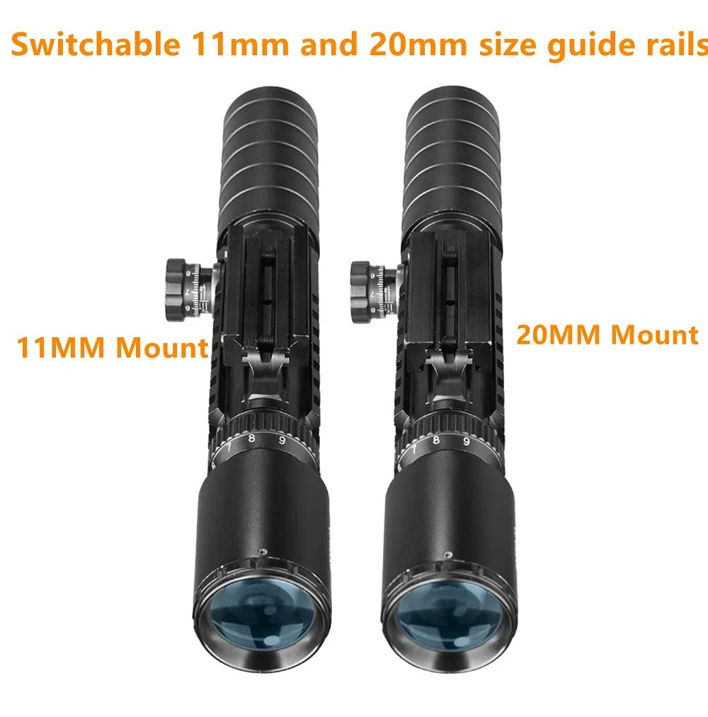 ACEXIER 3-9x32 Jagdgewehr Zielfernrohr Rot/Grüner Punkt Beleuchtete Visieroptik Taktische Scharfschützenfernrohre mit 22 mm für Luftgewehr